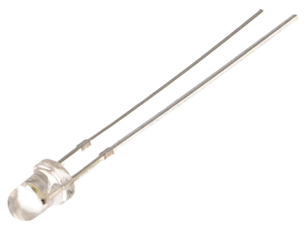 LED 3mm 3000mcd, hvid 12v Varmhvid