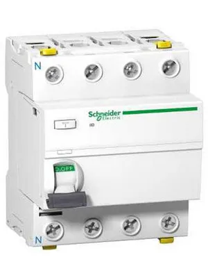 Acti9 HPFI-afbryder iID, 4P 63A 30mA, kl.A, dobbelt terminal