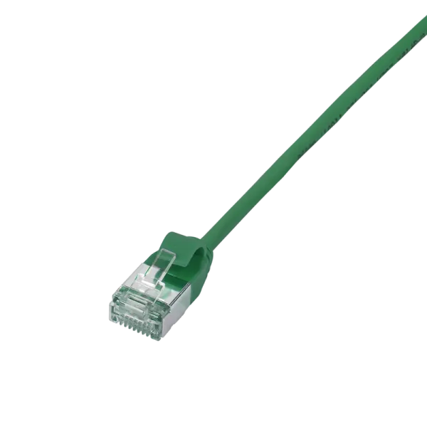 Patch cable SlimLine, Ultraflex, Cat.6A, U/FTP, green, 2 m