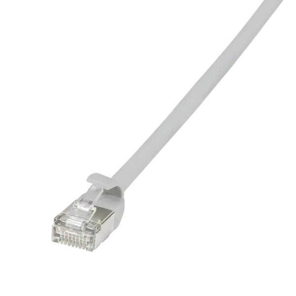 Patch cable SlimLine, Ultraflex, Cat.6A, U/FTP, grey, 3 m
