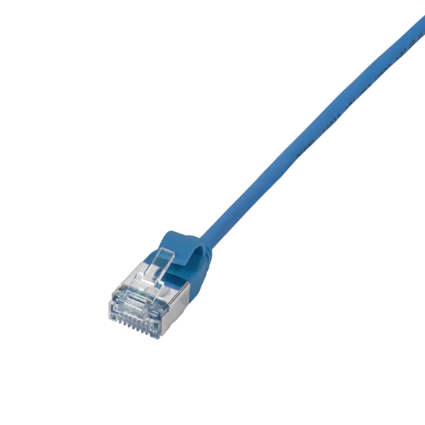 Patch cable SlimLine, Ultraflex, Cat.6A, U/FTP, blue, 3 m