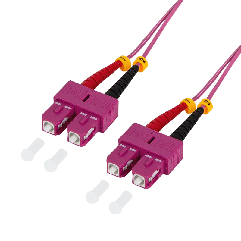 Fibre Patch Cord OM4 SC-SC 1,00m Duplex