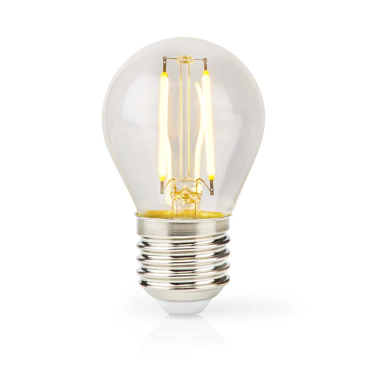 LED glødepære E27 | G45 | 4.5 W | 470 lm | 2700 K | Dimbar | Varm Hvid | 1 stk.