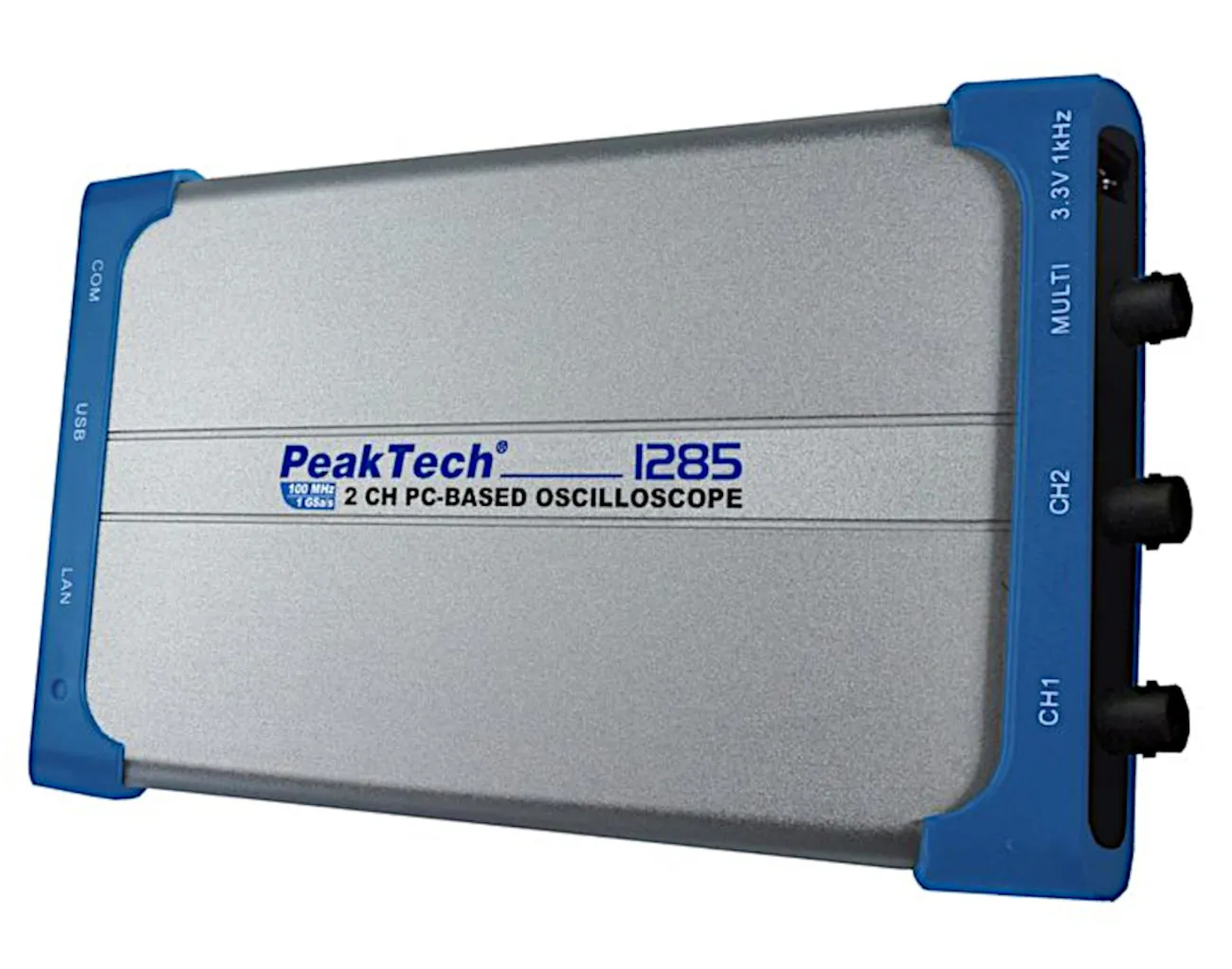 Pc-oscilloskop, 2x 100MHz, 500MSPS, PeakTech