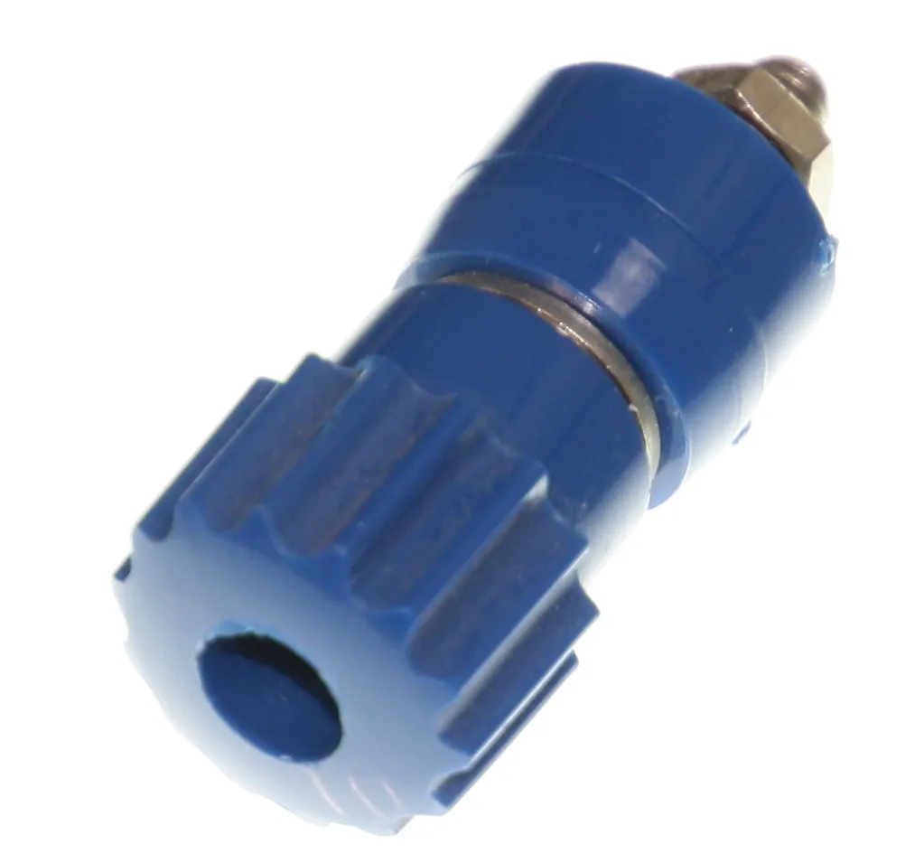 Terminal Post(Chassis) 4mm. Blå 30A