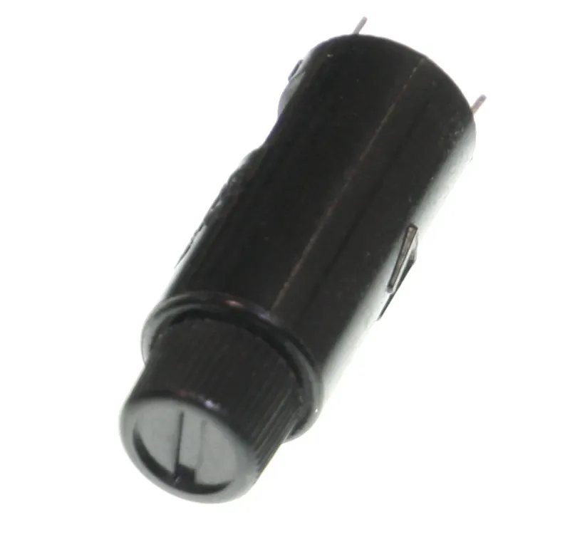 Sikringsholder for print, 10A, 250V, 5x20mm.