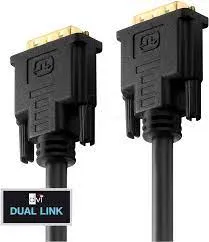DVI-D dual link kabel, han/han, 1 meter