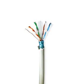 Cat6 F/UTP-netværkskabel | Massiv | 50 m | Grå