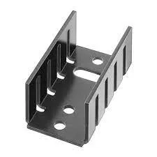 Køleplade Sort Alu Til TO-220 18,5x15x35mm.