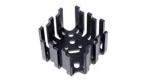 Køleplade Alu Sort 45x45x25,4mm