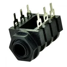 Jack Sockets 6,3mm Stereo PC med 3 afbrydere