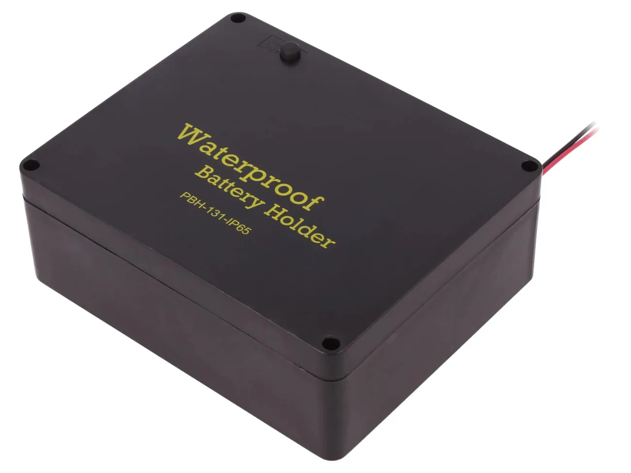 Holder; D,R20; Batt.no: 3; cables; black; 150mm; IP65; with switch