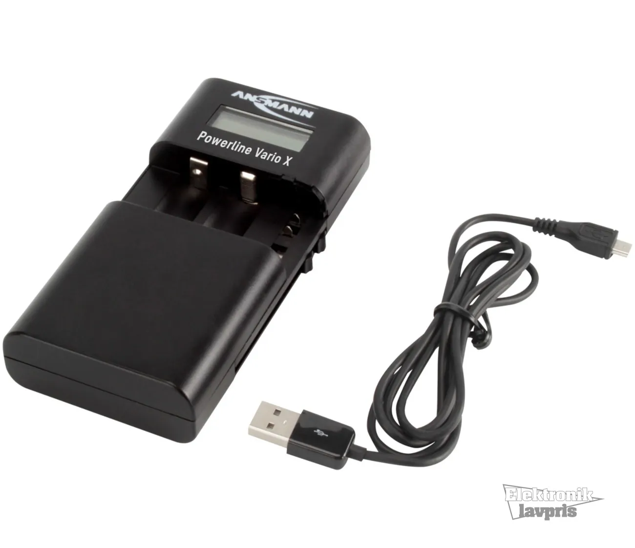 Universal oplader til camcorder el. kamera og batteripakker