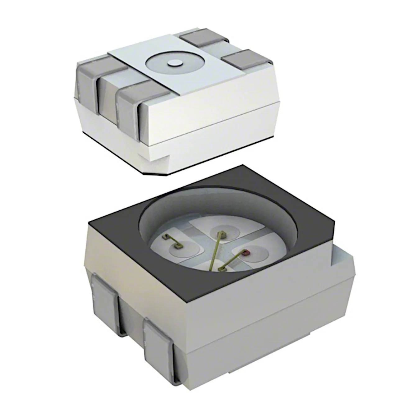 SMD-LED Yellow, 1500-3550mcd, 120 deg, PLCC
