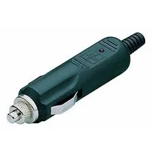 12V Car Plug med 3A sikring og LED indikator
