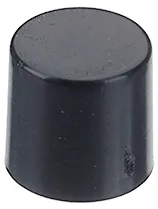 Hætte, sort, Ø8x8mm.