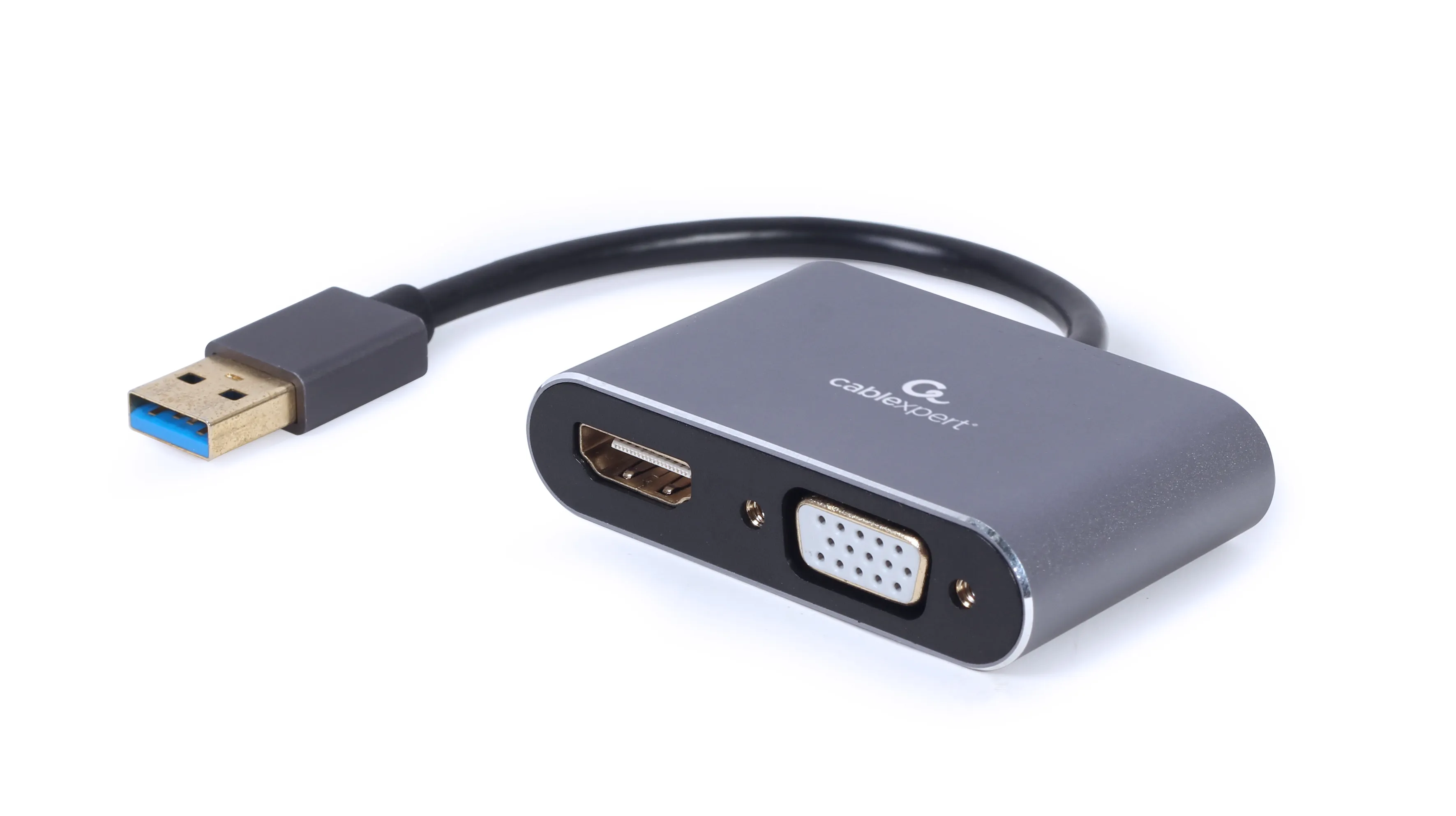 USB 3.0 til HDMI + VGA adapter