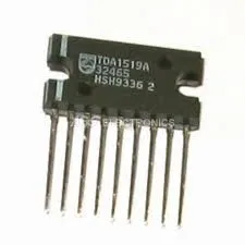 2 x 11 W stereo car radio power amplifier SIP-9