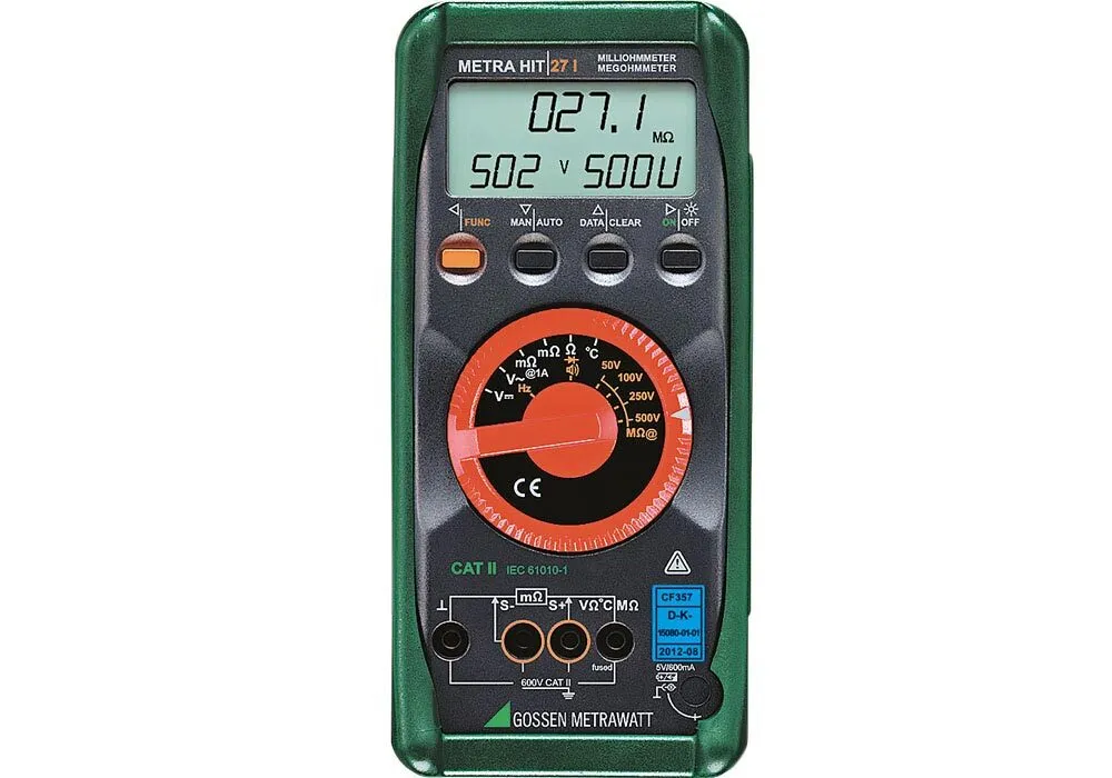 Milliohmmeter Megohmmeter incl. 27I