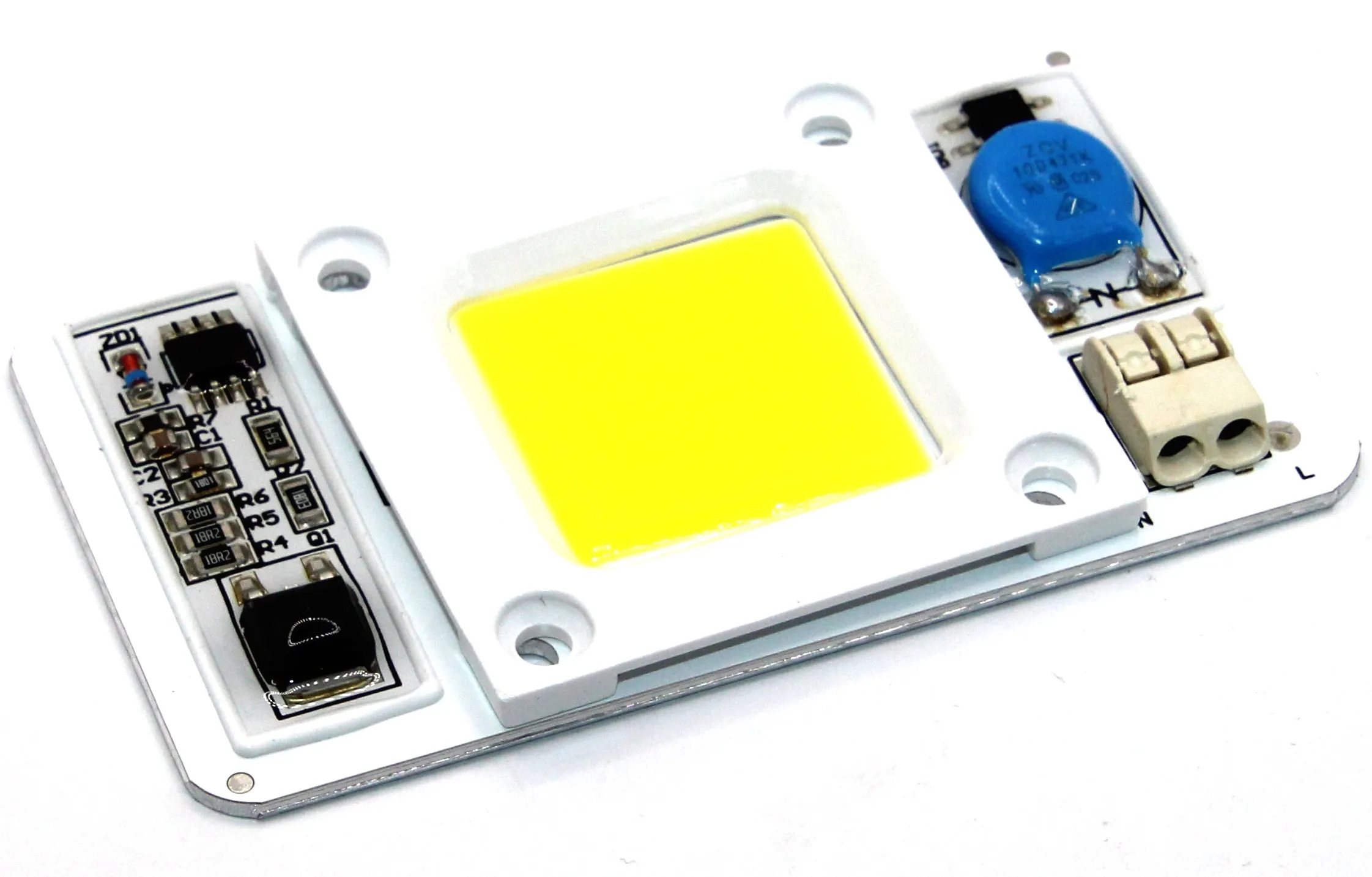 Dæmpbar LED COB lampechip 50W varm/hvid AC230V Input