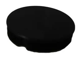 Dæksel 28mm, Blank Sort