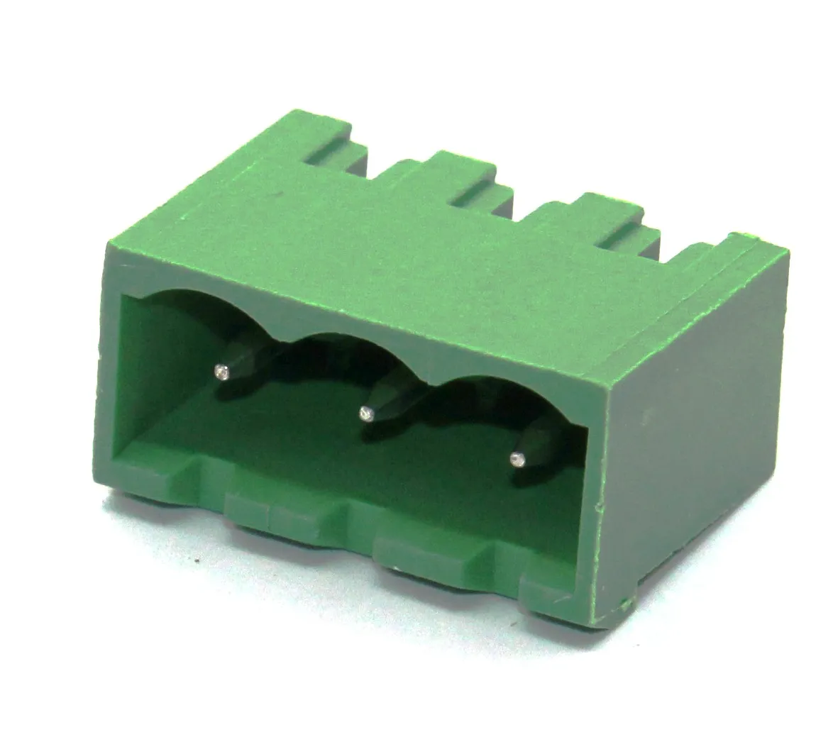 Box Header 5,08 Ver. 3-Pole Closed End