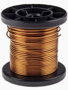 Kobbertråd, lakeret, 0,63mm, 100g.