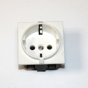 Schuko netstikbrønd HVID