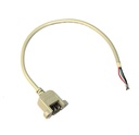 USB A chassis med kabel