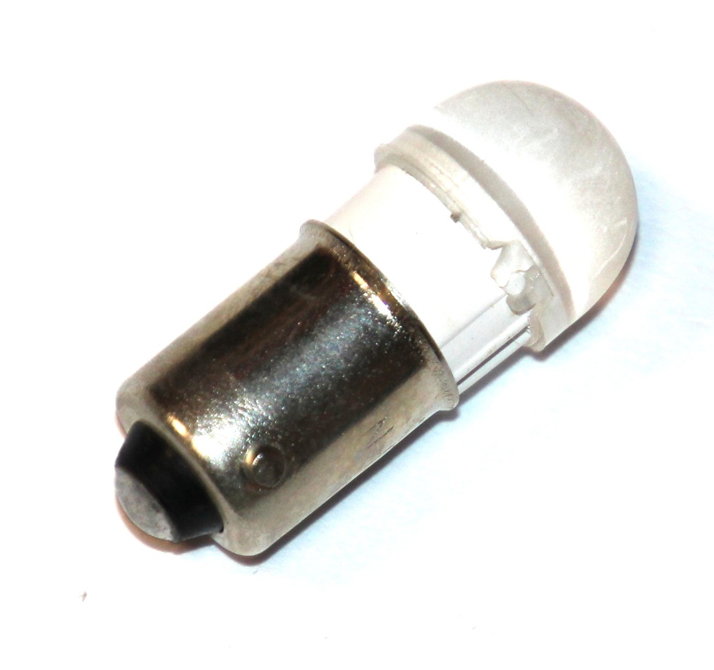 Ba9S Kuglelampe 12-15V 25mA 0,3W RØD Ø=11x26mm.