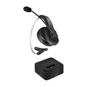 Bluetooth Headset, mono, m/bøjle og ladestation.