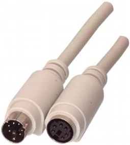 PS/2 kabel, han/hun, 5m SPIRAL