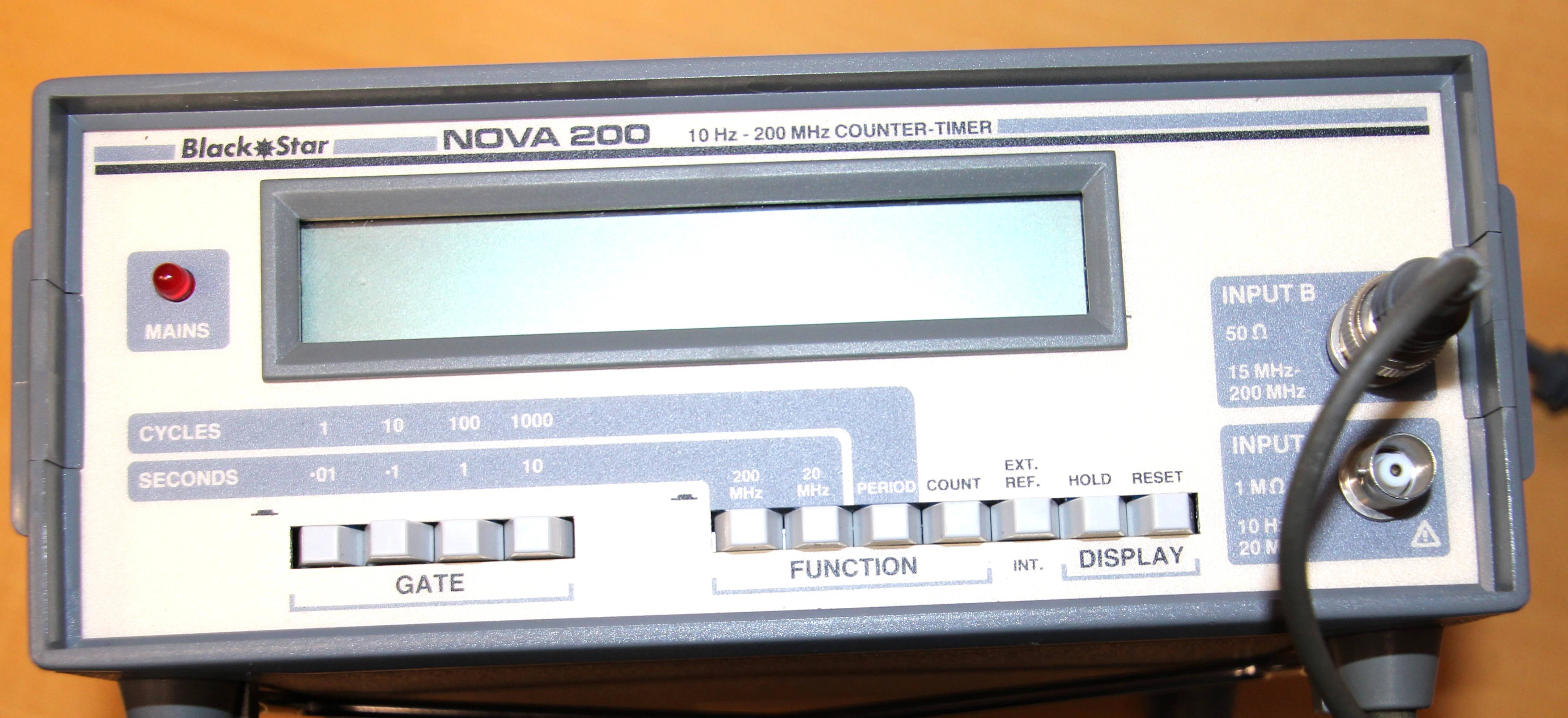 10Hz. - 200Mhz. Counter Timer BRUGT