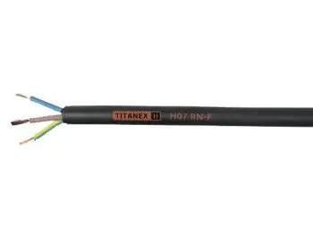 Netledning 5x16mm² SORT Gummi