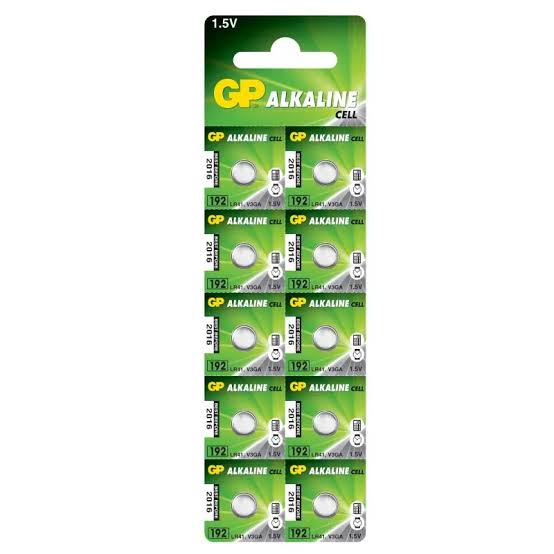 Knapcellebatteri, LR41, ALKALINE 10 stk.