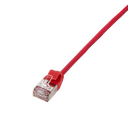 Patch cable SlimLine, Ultraflex, Cat.6A, U/FTP, red, 0.2 m