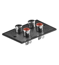 RCA/Phono terminal 4-pol 36x52mm.