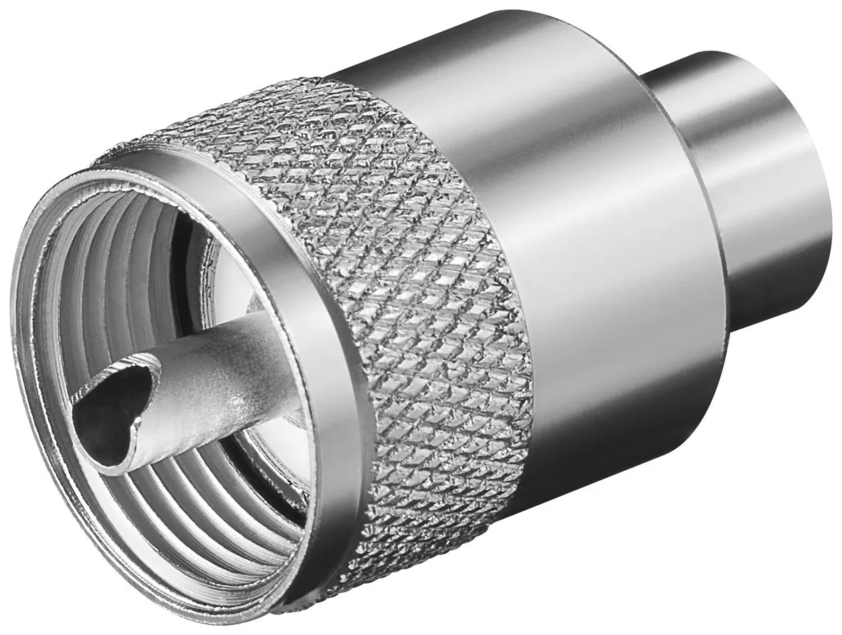 PL259 UHF-Stik 5mm, LODNING for RG58
