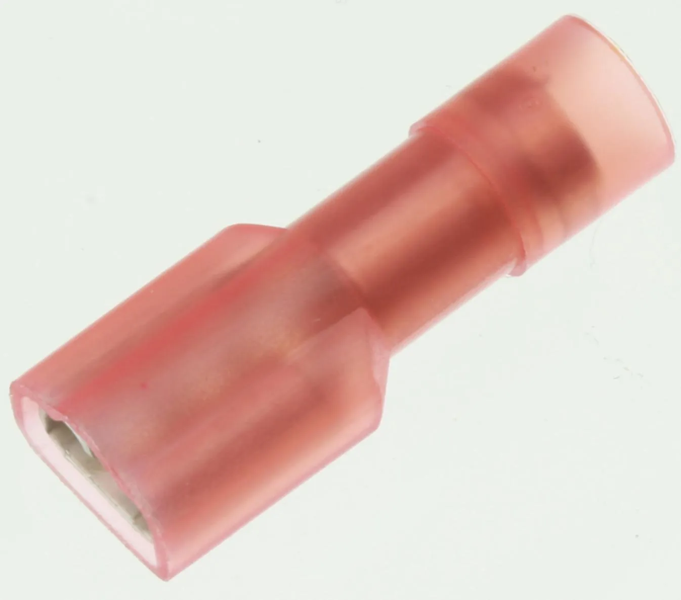 Spadestik 4,8x0,8mm Rød hun Fuldisoleret