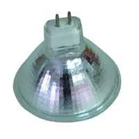 Halogenlampe MR-16 12V 50W 38° Flood Ø=50mm. UV-filter
