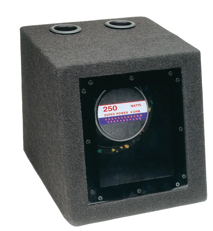 Subwoofer box m. 8" bas