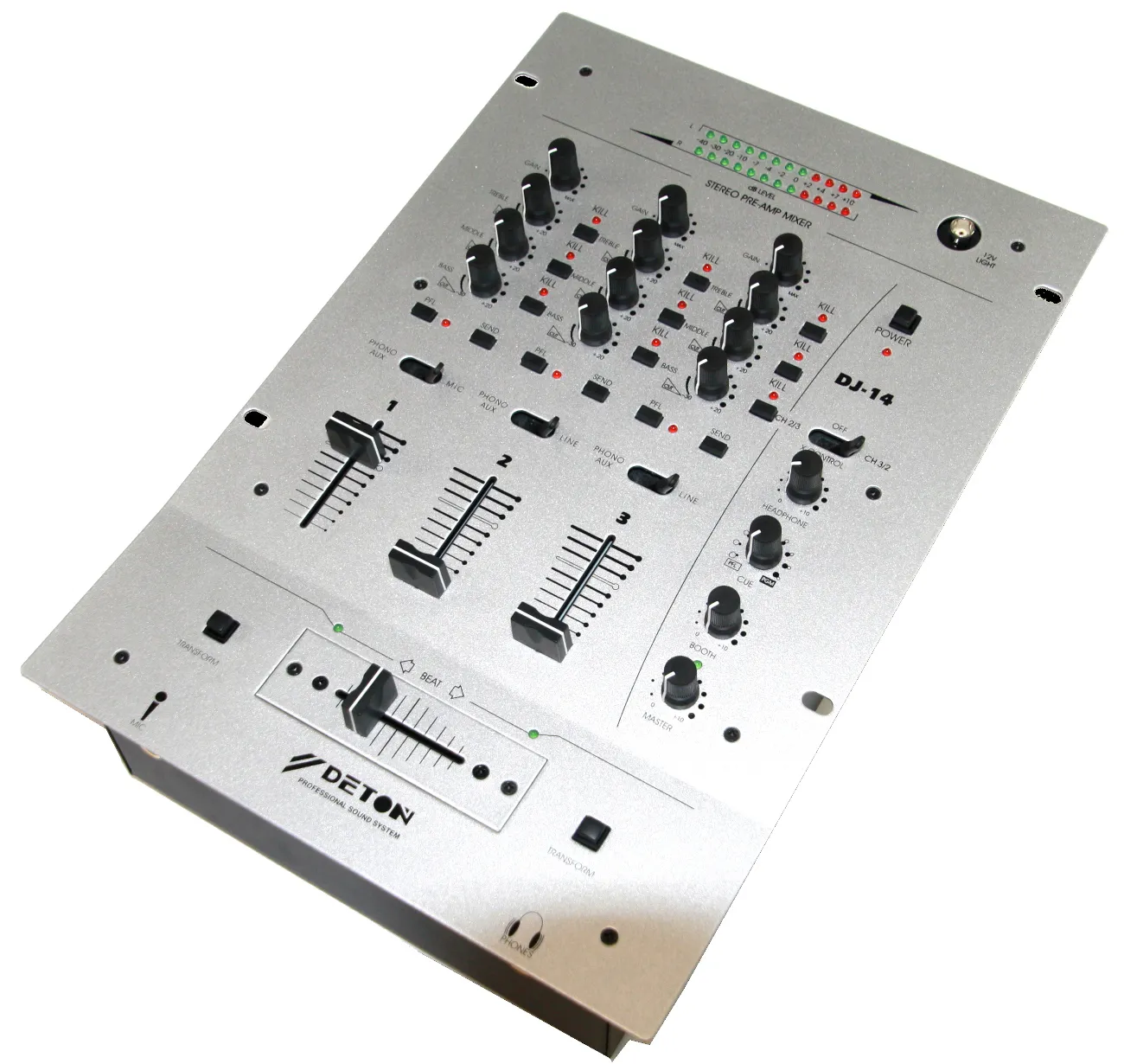 Deton DJ-14 Professionel DJ Mixer