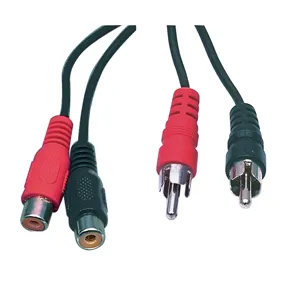 2 x Phono (RCA) HAN/HUN forlænger 5m