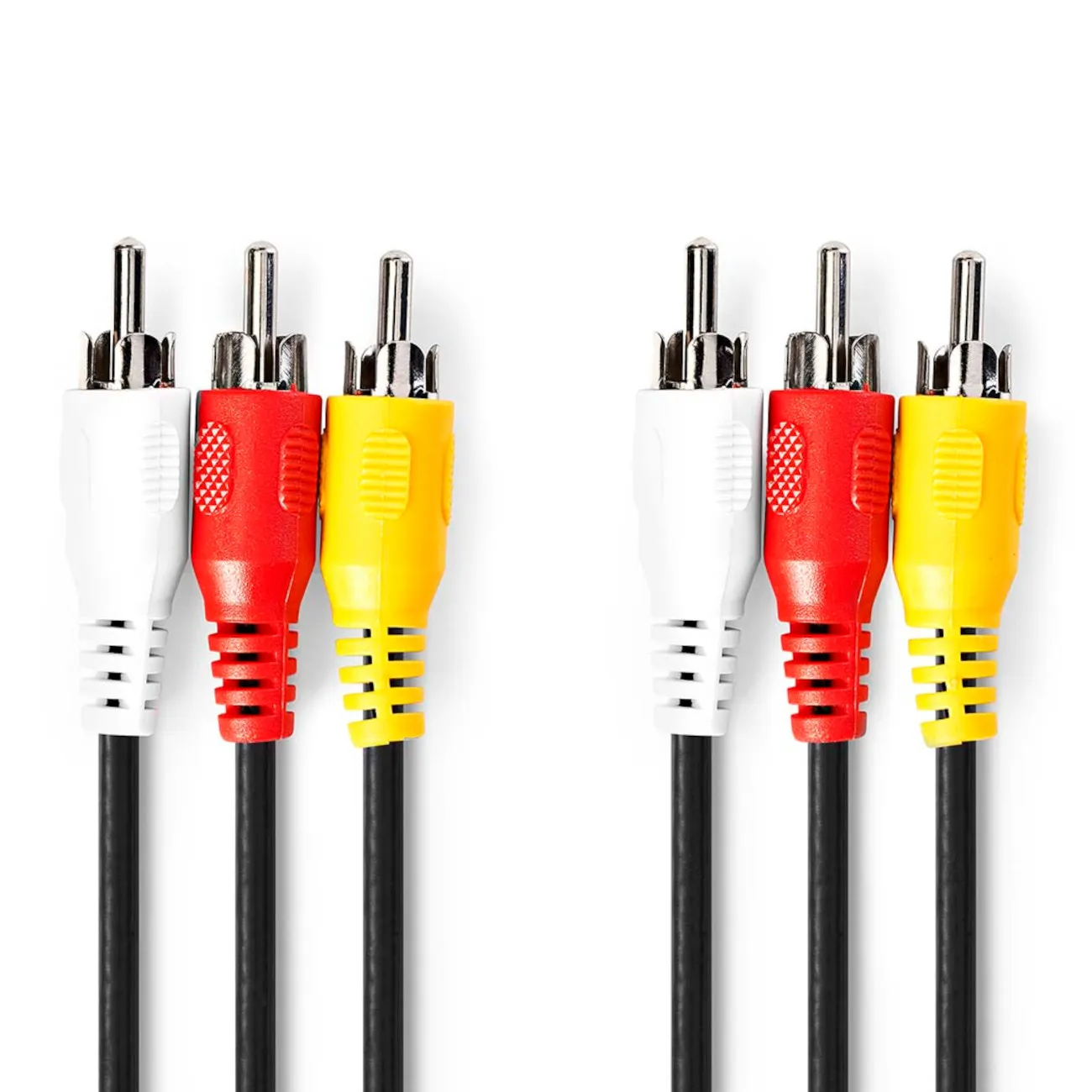 AV-kabel, 3x RCA han - 3x RCA han, 1,5 m
