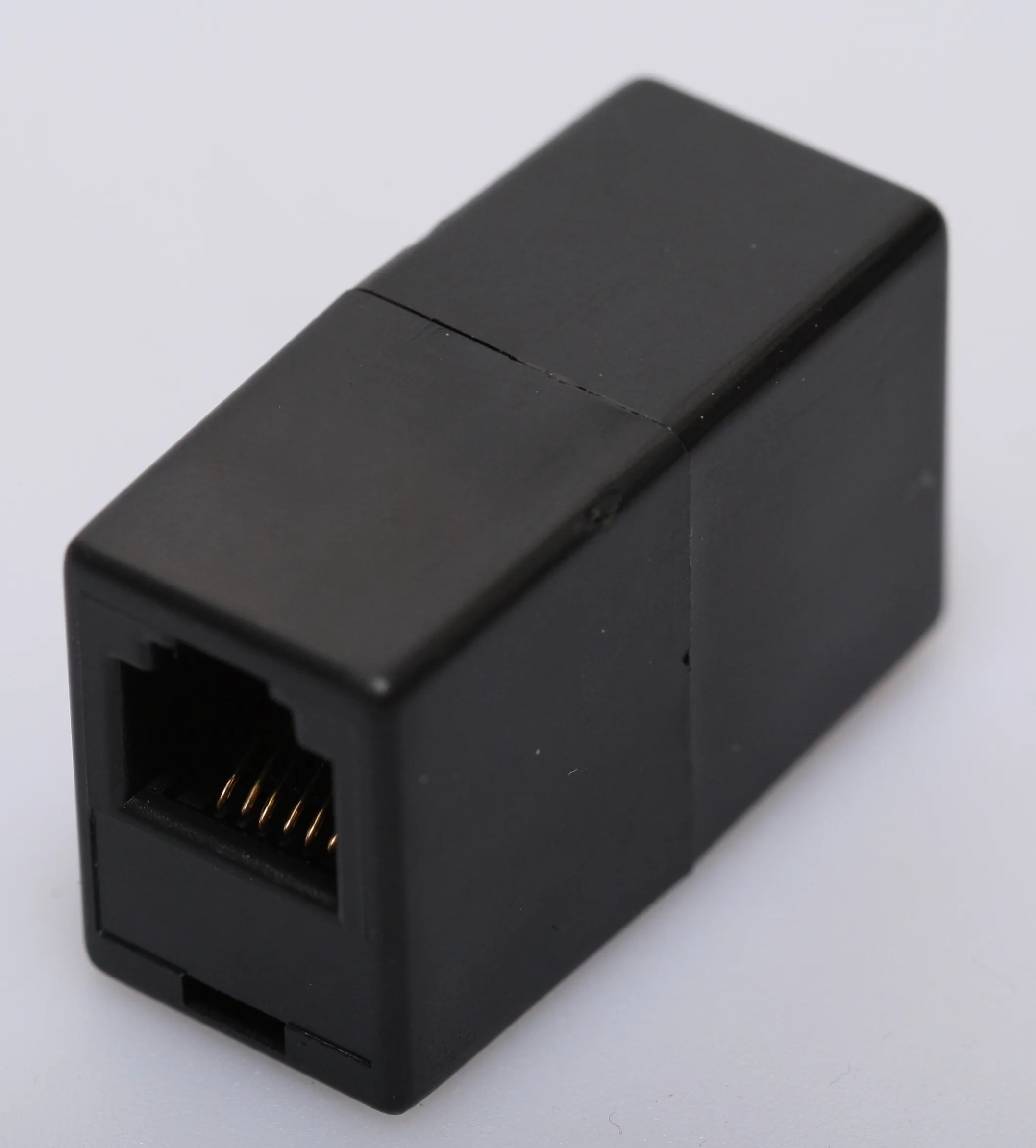 Modular Coupler 6P6C Hun/Hun, SORT