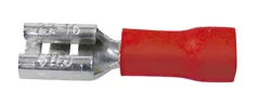 Spadestik 4,8x0,8mm. Rød HUN 50 stk. æske