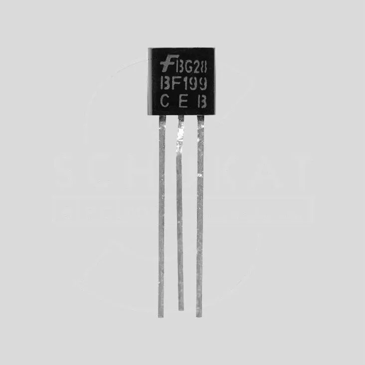 NPN-RF 25V 25mA 500mW 550MHz TO92