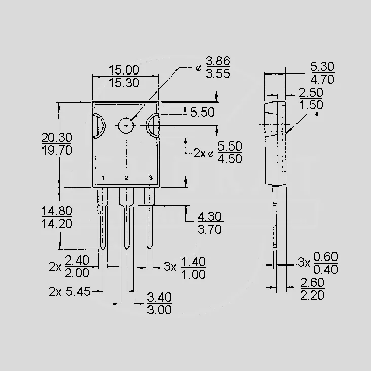 600V 70A 200W TO247AC