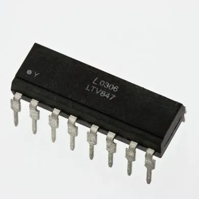 4xOptoc. 5kV 35V 50mA >50% DIP16