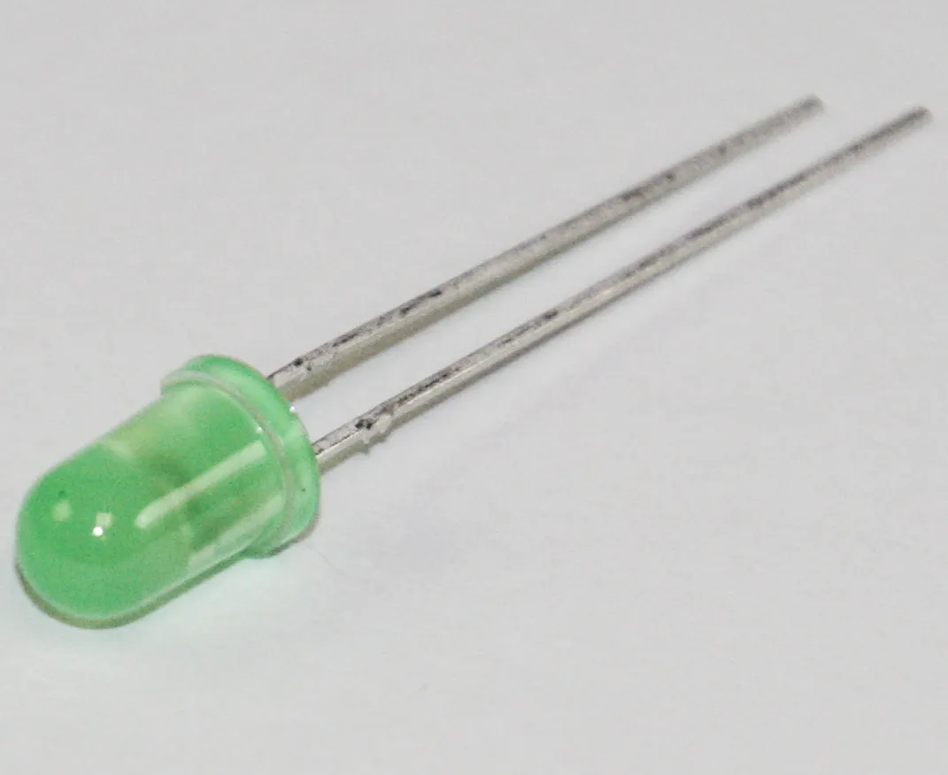 LED Diffuse Green 3,7mcd 50° 5mm